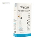 کرم ضدآفتاب SPF50 پوست خشک و معمولی ژنوبایوتیک بژ طبیعی 50 میلی لیتر