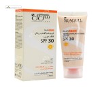 کرم ضدآفتاب SPF30 فاقد چربی سی گل 40 میلی لیتر رنگی
