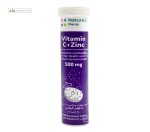 ویتامین ث + زینک جوشان 500 میلی گرم نیچرز پلنتی 20 قرص