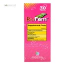 بیوفم (کمک به سلامت عمومی بانوان) تک ژن فارما 30 کپسول
