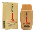 کرم ضد آفتاب spf50 پوست چرب و مختلط ژیناژن50 میلی لیتر رنگ روشن 01