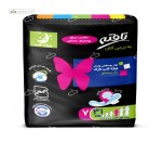 نوار بهداشتی بالدار نازک ویژه شب تک بسته ای پوست حساس تافته 7 عددی