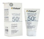 کرم ضدآفتاب SPF50 ضد لک ویتالیر 40 میلی لیتر بی رنگ