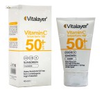 کرم ضدآفتاب SPF50 ویتامین سی ویتالیر 40 میلی لیتر بی رنگ