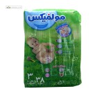 پوشک بچه سایز 3 مولفیکس 38 عددی 4 تا 9 کیلوگرم