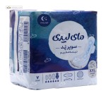نوار بهداشتی سوپر پد نیمه ضخیم با لایه مشبک مای لیدی 7 عددی دو ایکس لارج