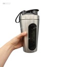 شیکر استیل شیشه ای 700 میلی لیتر