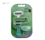 تیغ اصلاح پنج لبه سیستمی همراه ته یدک مردانه لمسر 1 عددی