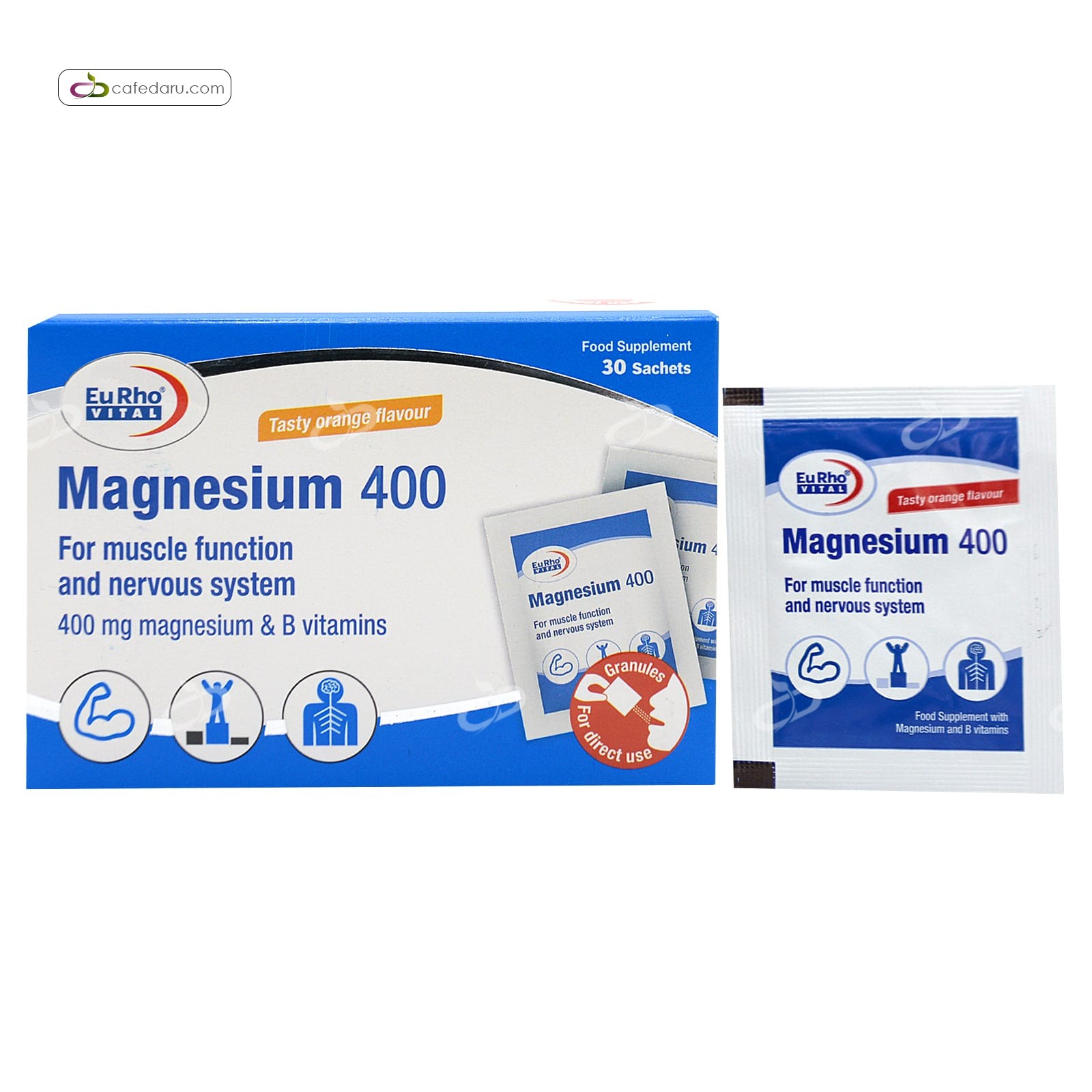 منیزیم 400 میلی گرم یوروویتال 30 ساشه