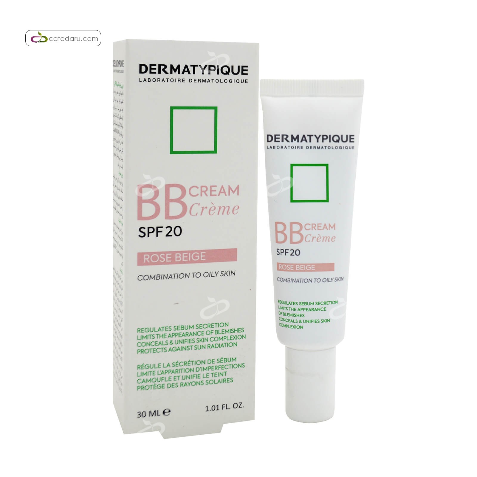 بی بی کرم SPF20 درماتیپیک 30 میلی لیتر رز بژ