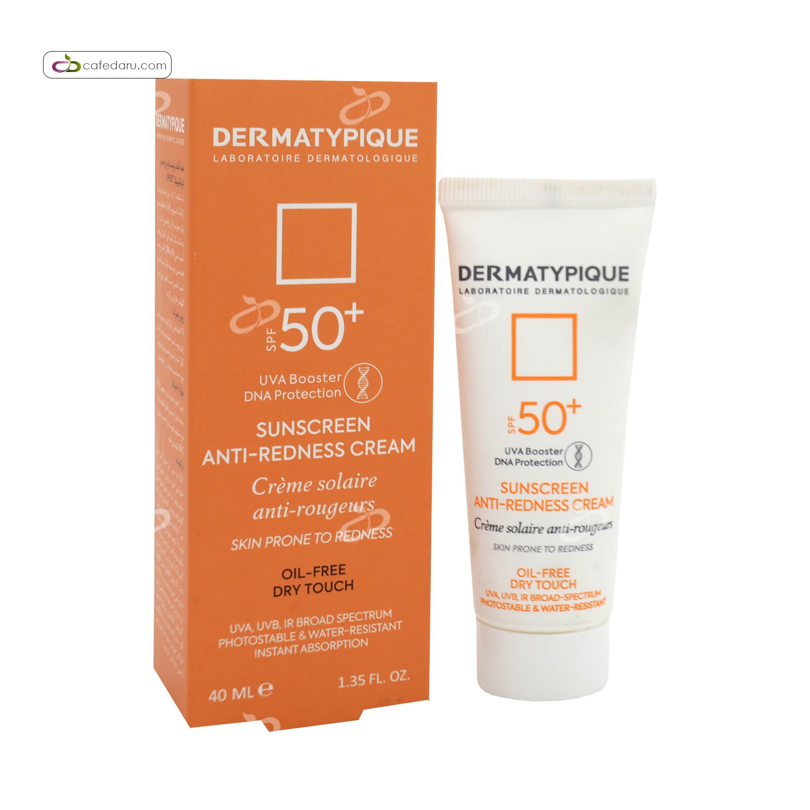 کرم ضدآفتاب SPF50 پوست قرمز و حساس درماتیپیک 40 میلی لیتر