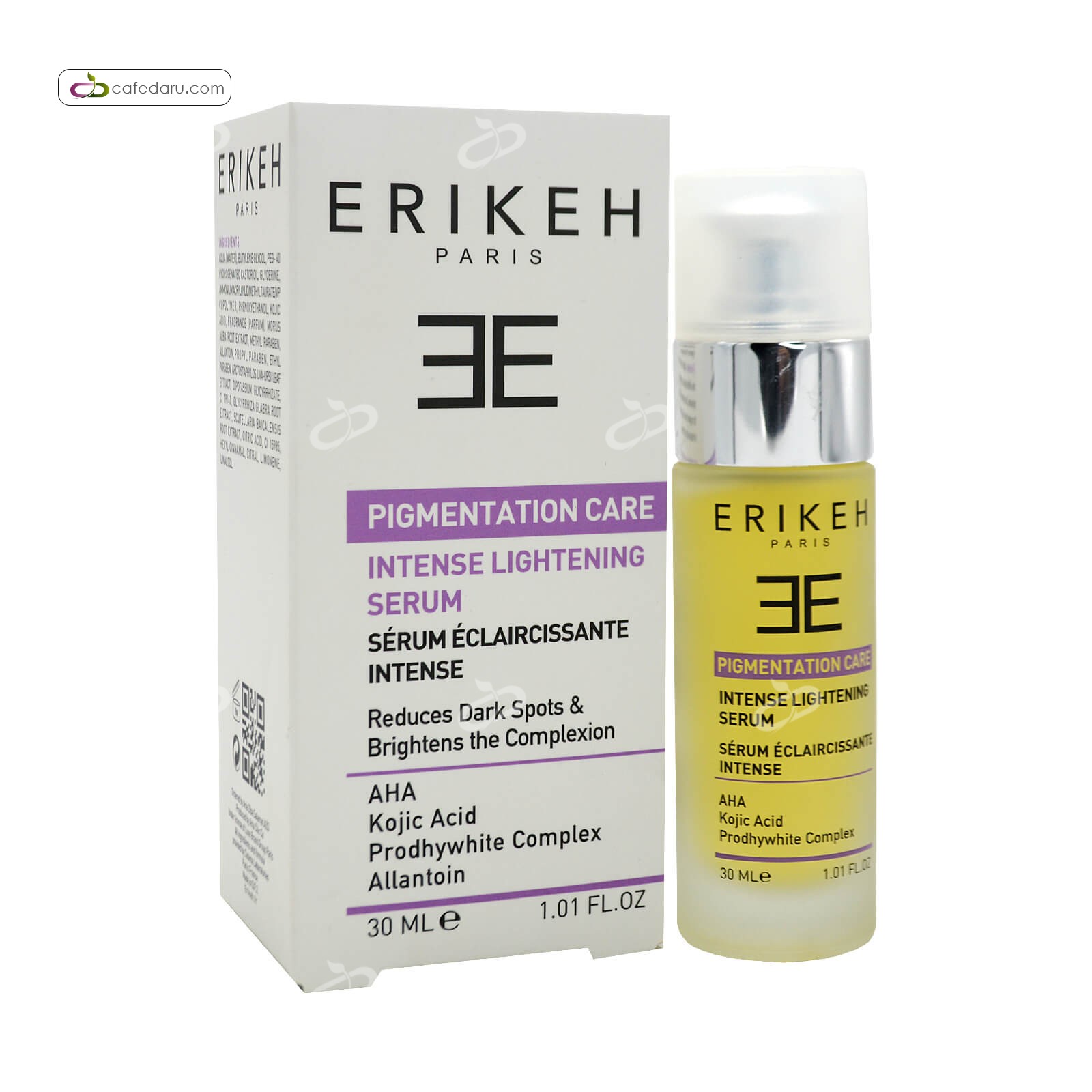 سرم روشن کننده ضد لک و تیرگی پوست اریکه 30 میلی لیتر
