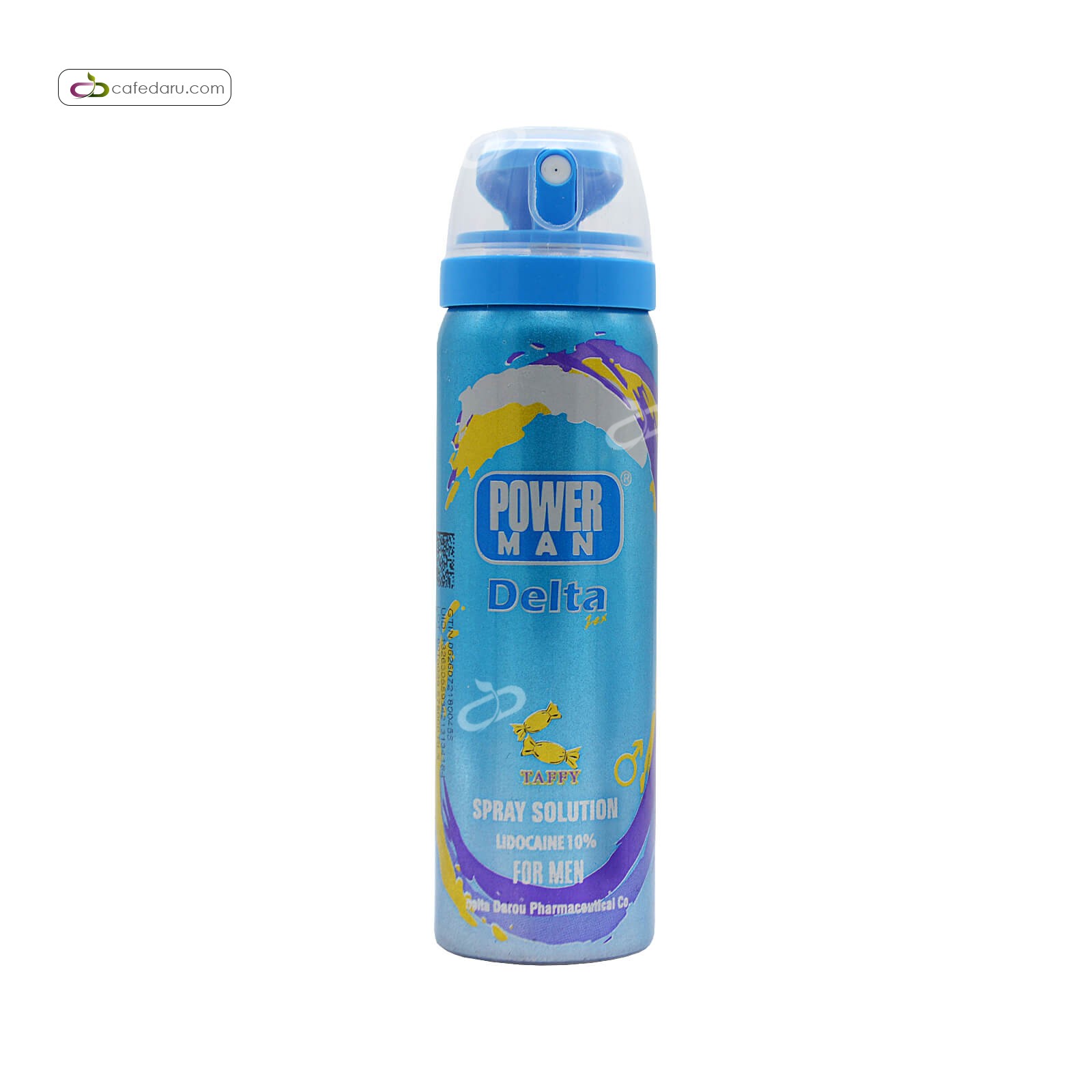 اسپری لیدوکائین 10% دلتا پاورمن دلتا دارو 65 میلی لیتر با رایحه تافی
