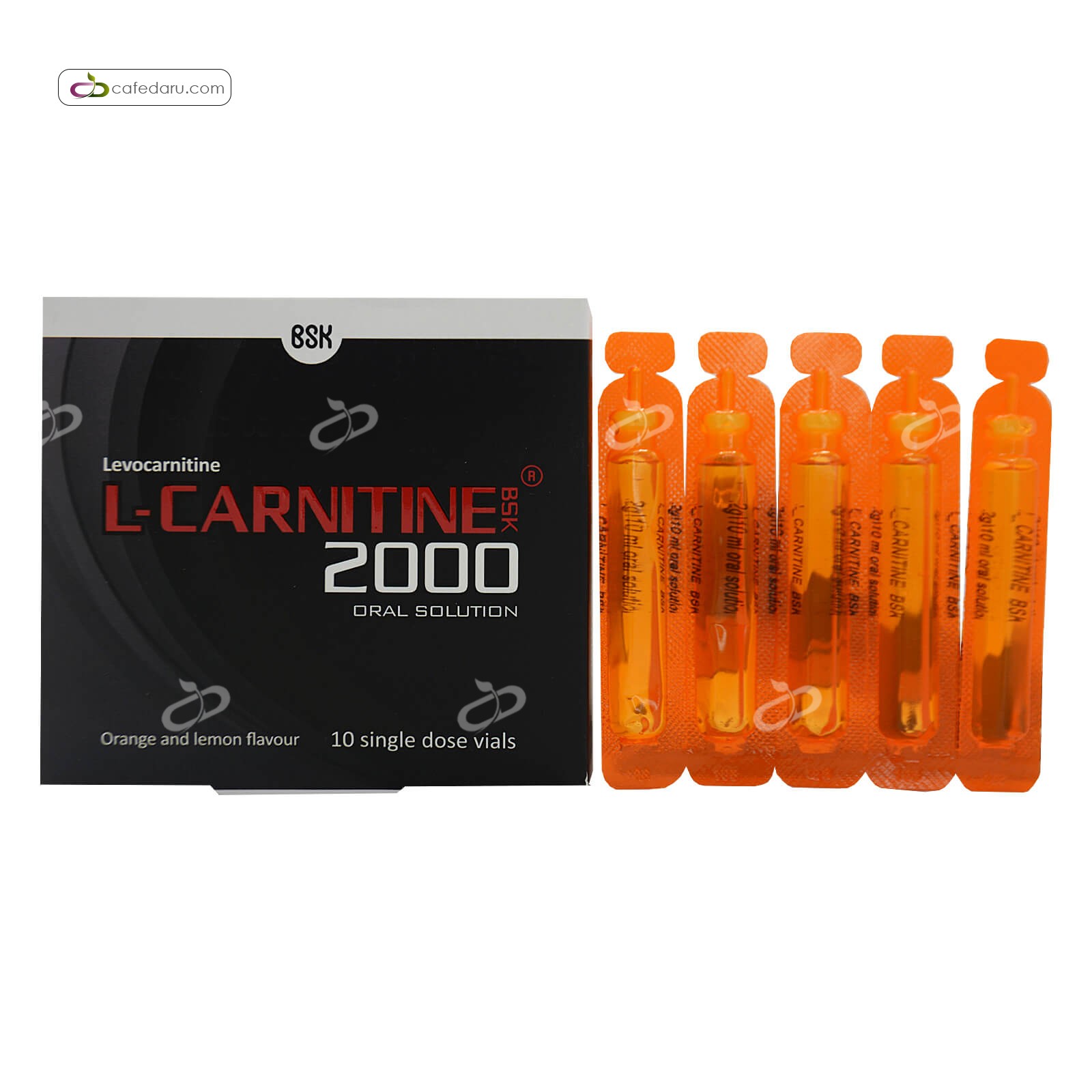 ال کارنیتین 2000 میلی گرم بی اس کی 10 ویال