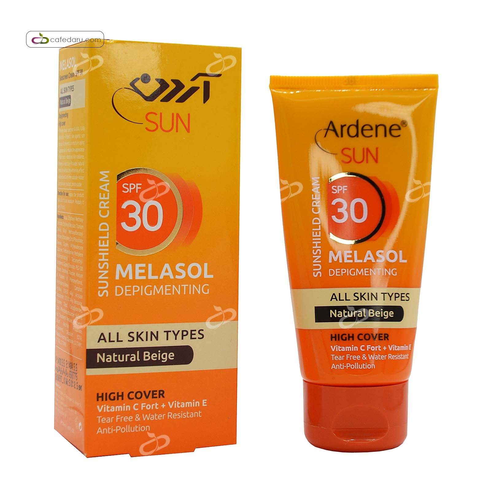 کرم ضدآفتاب SPF30 با خاصیت ضدلک آردن 50 گرم بژطبیعی