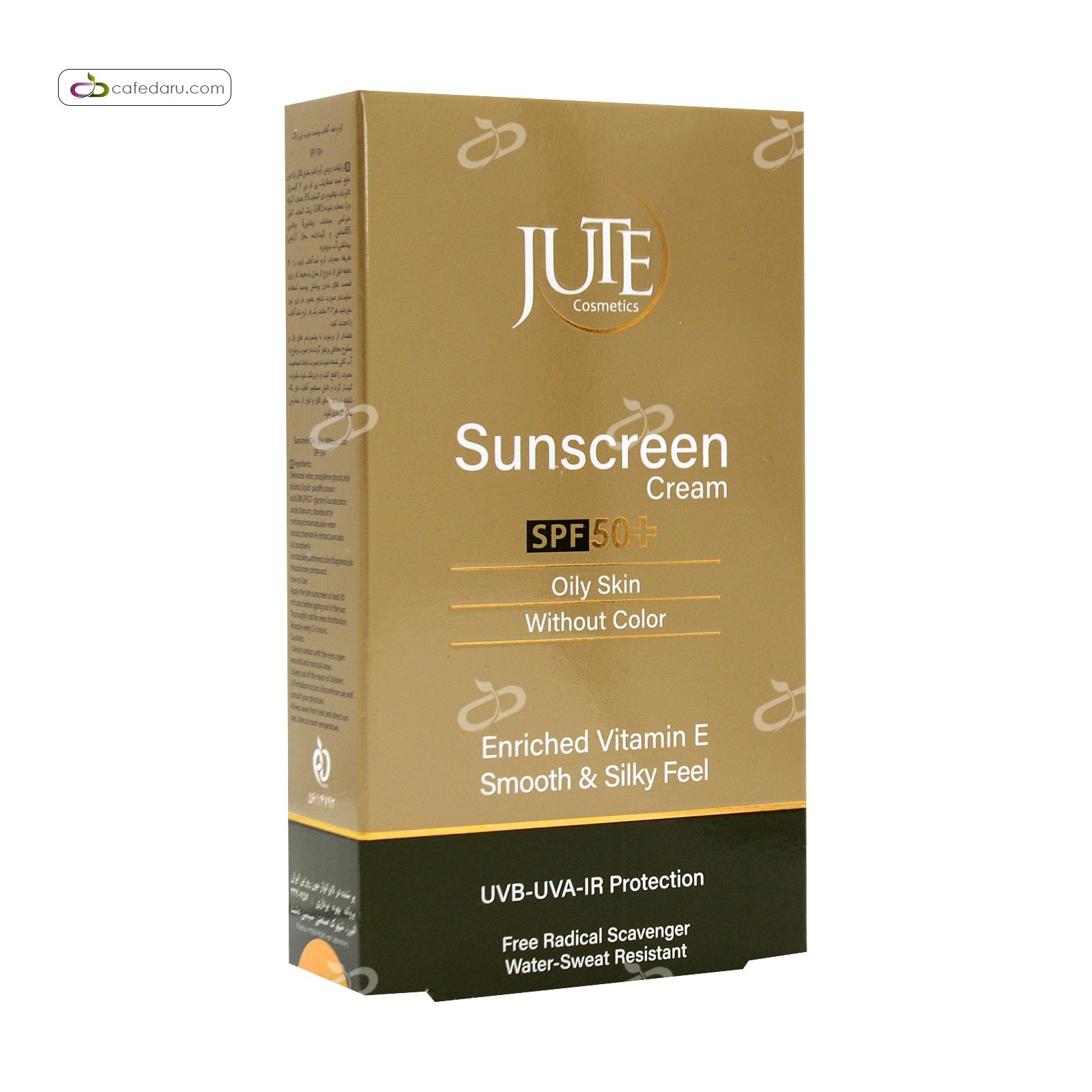 کرم ضدآفتاب SPF50 پوست چرب ژوت 40 میلی لیتر بی رنگ