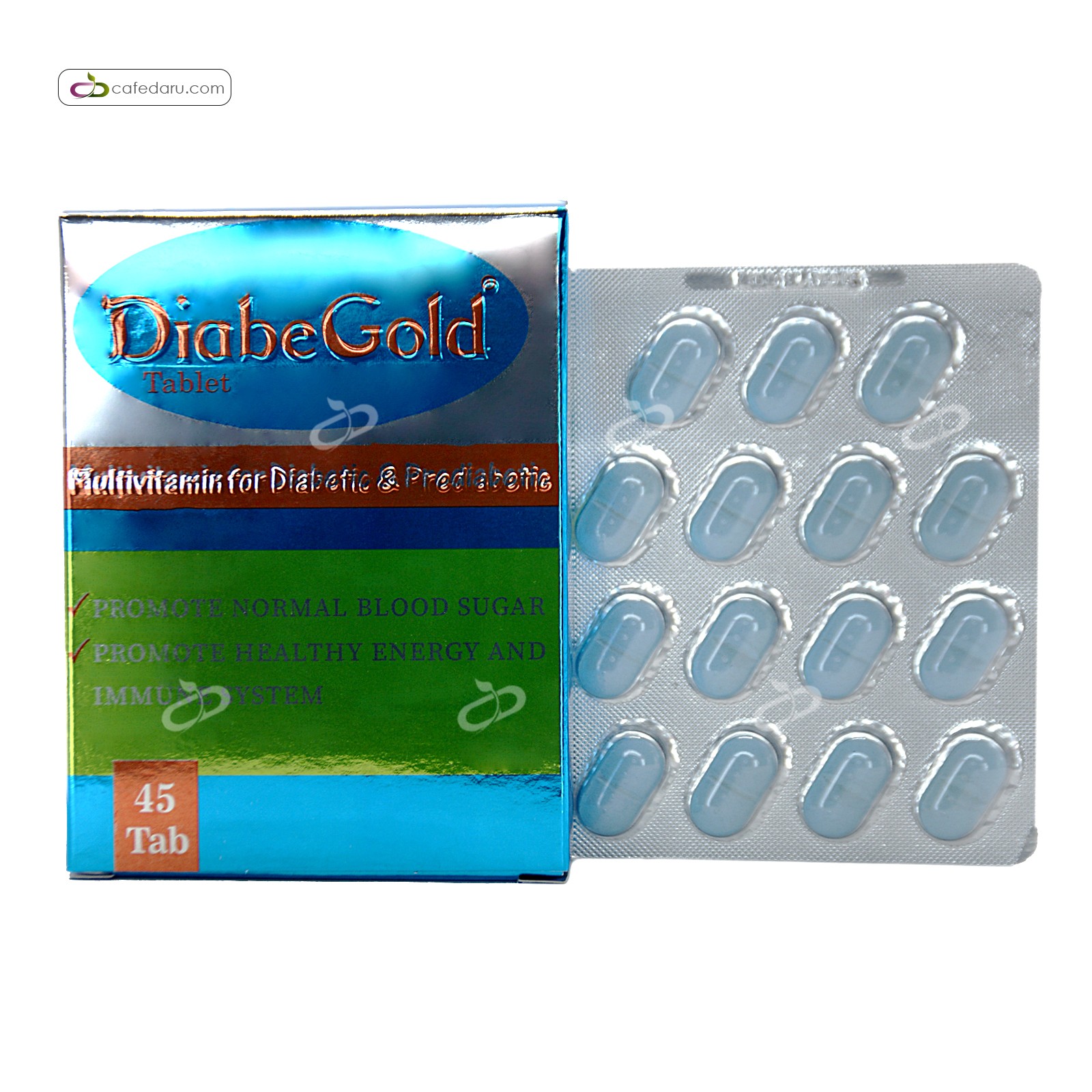 دیابگلد (سلامت عمومی افراد دیابتی) شهاب درمان 45 قرص