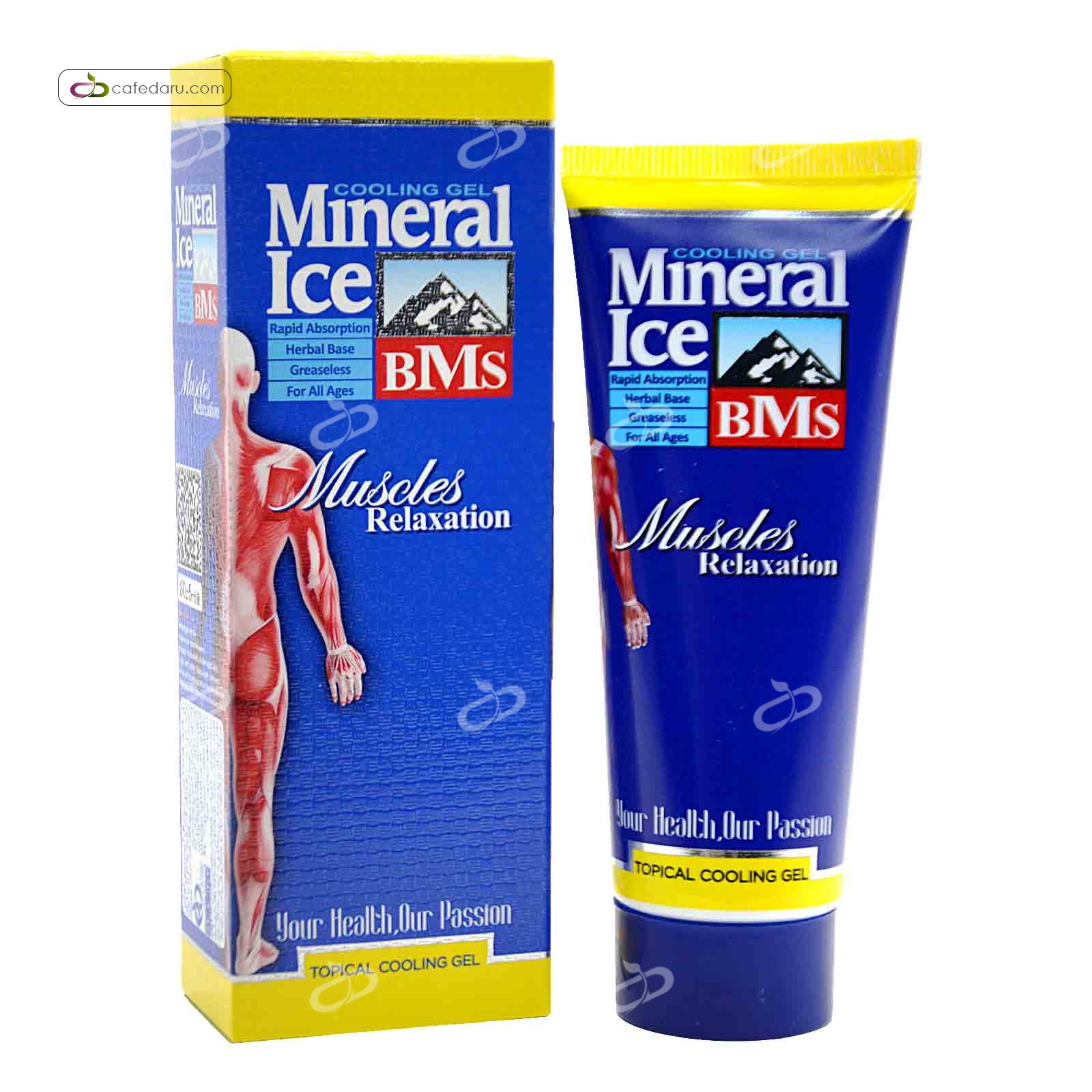 ژل خنک کننده بدن مینرال آیس بی ام اس 80 میلی لیتر