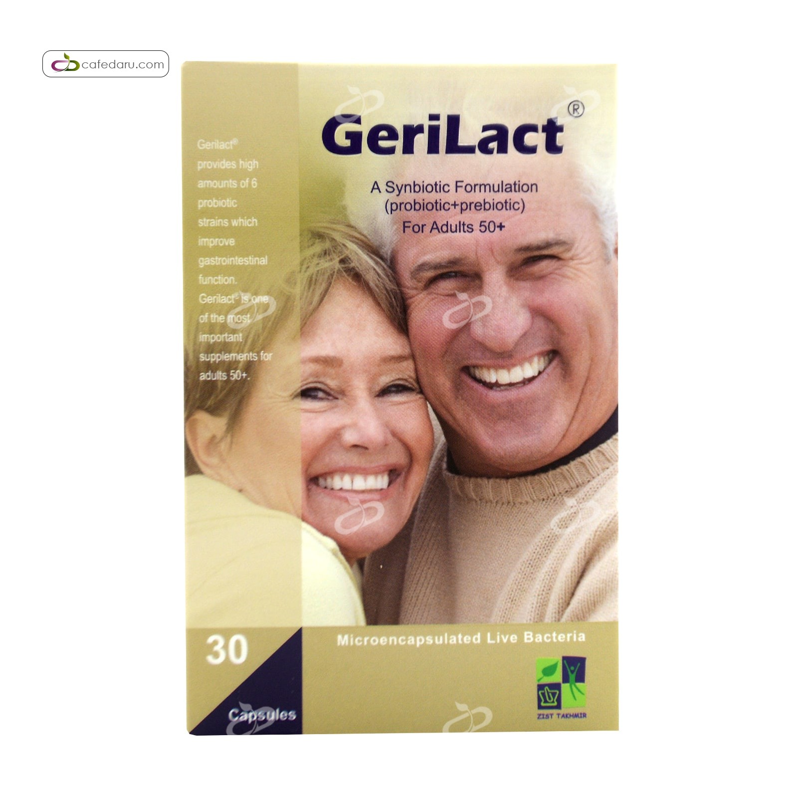 ژری لاکت (پروبیوتیک+پری بیوتیک) زیست تخمیر 30 کپسول