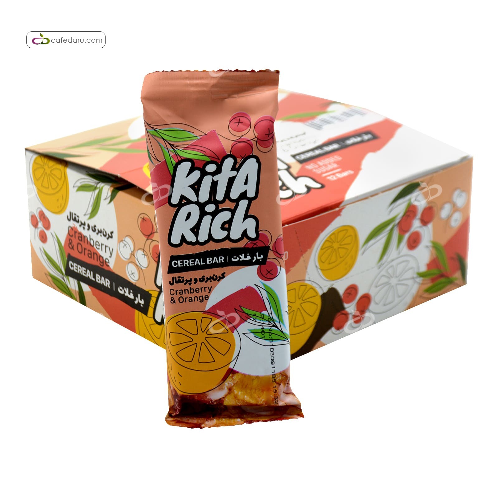 شکلات بار کرن بری و پرتقال کیتاریچ 40 گرم