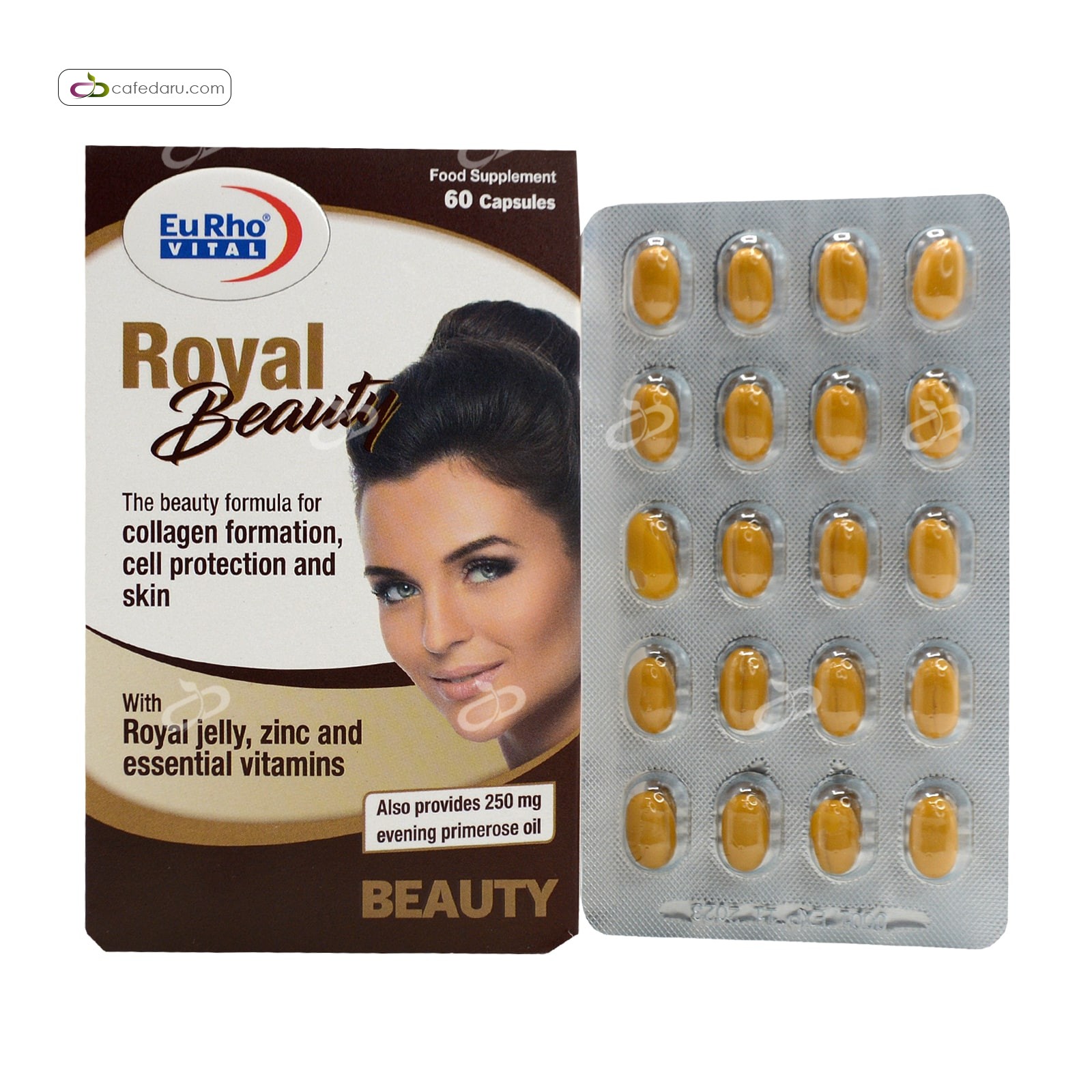 رویال بیوتی (سلامت پوست و مو) یوروویتال 60 کپسول