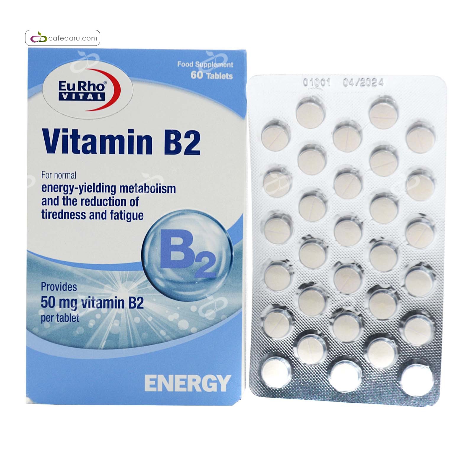 ویتامین ب2 یوروویتال 60 قرص