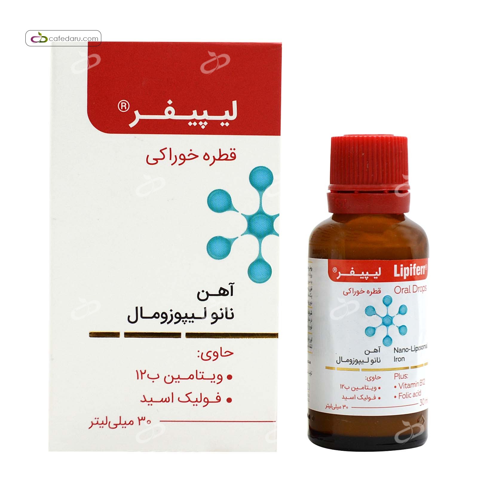 قطره لیپیفر (آهن نانو لیپوزومال) کیمازی 30 میلی لیتر