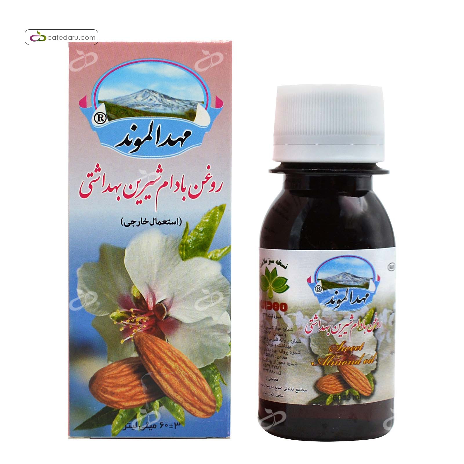 روغن بادام شیرین بهداشتی (تقویت مو) مهدارو 60 میلی لیتر