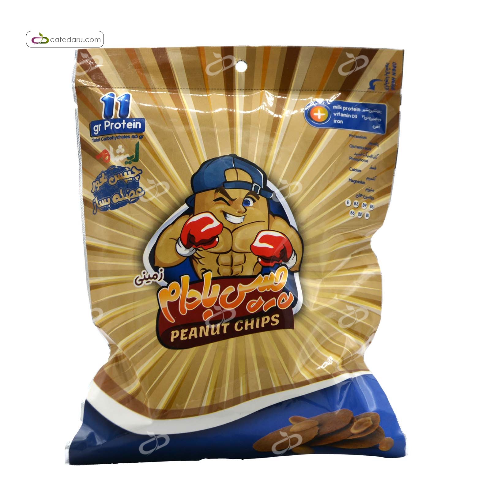 چیپس بادام زمینی لیشام 35 گرم