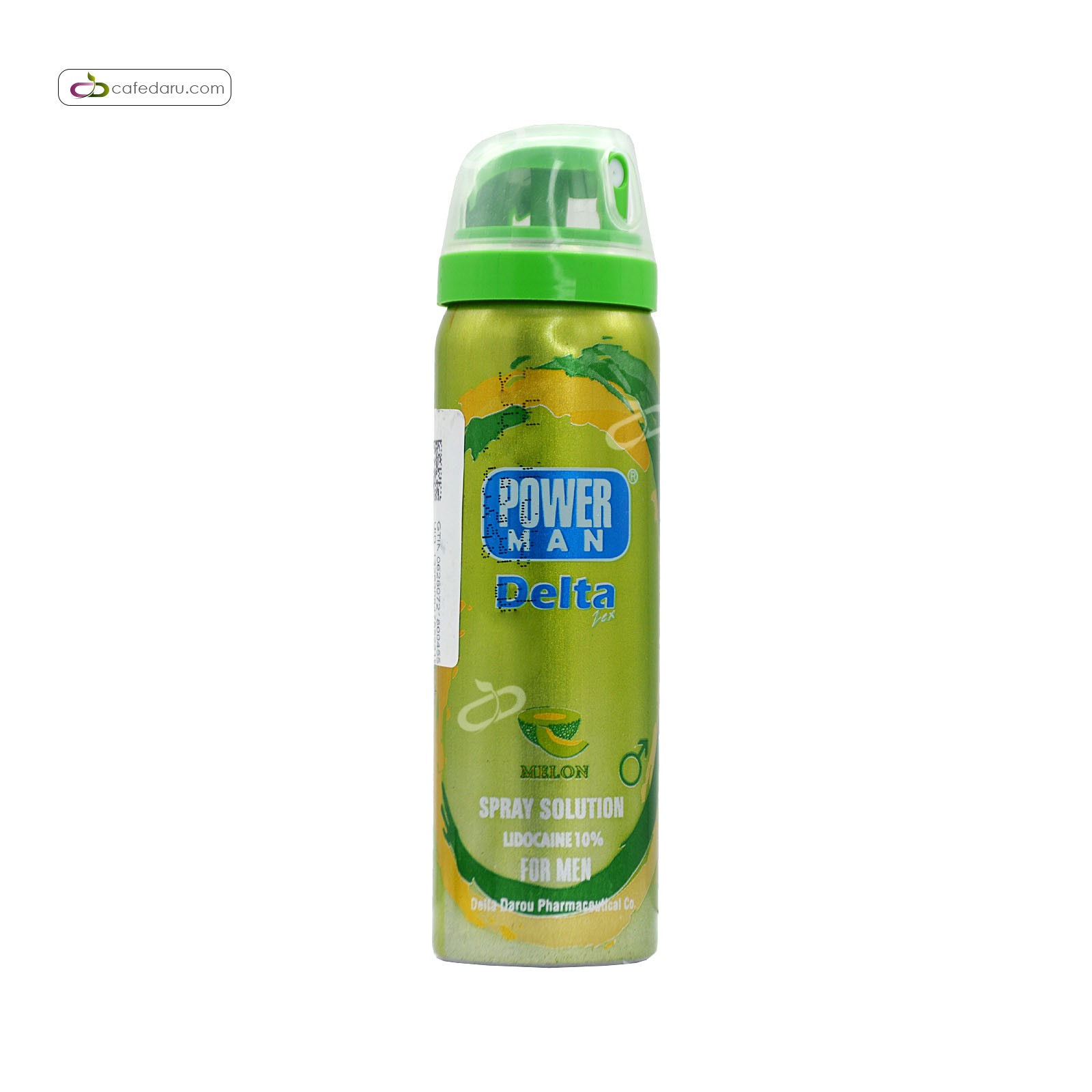 اسپری لیدوکائین 10 % دلتا پاورمن دلتا دارو 65 میلی لیتری با رایحه طالبی