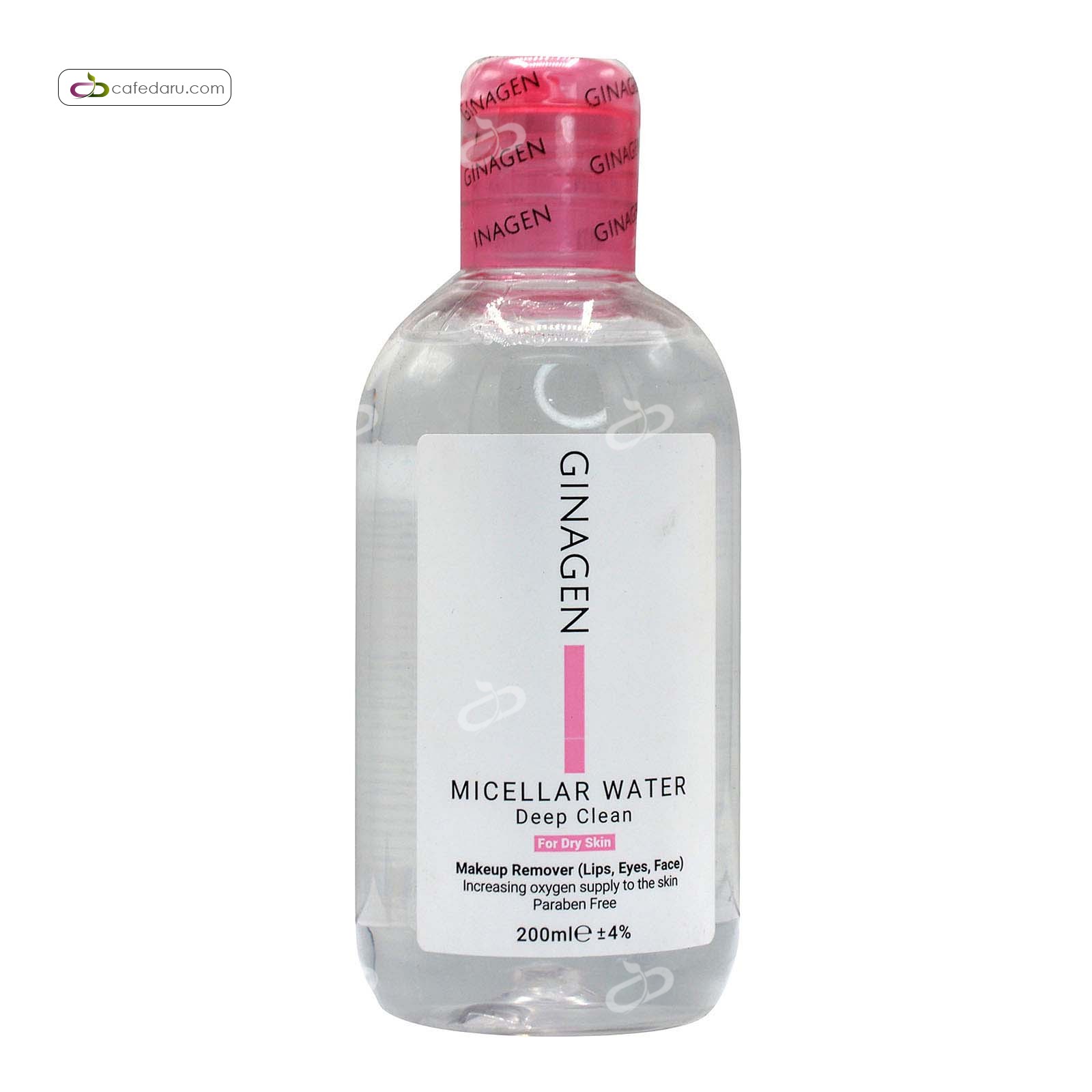محلول پاک کننده آرایش پوست خشک ژیناژن 200میلی لیتر