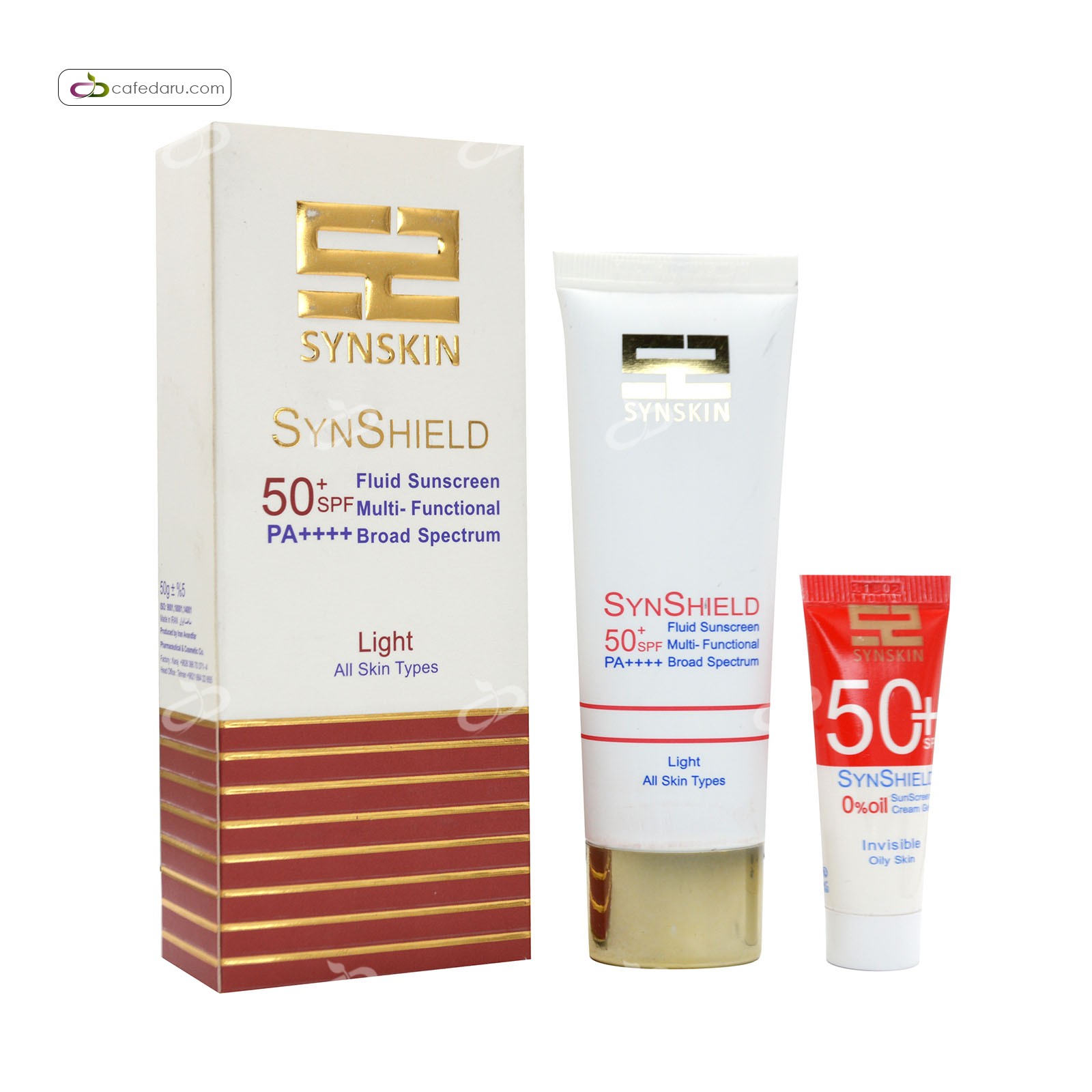 ضدآفتاب فلوئید ساین شیلد SPF50 ساین اسکین 50گرم رنگ لایت