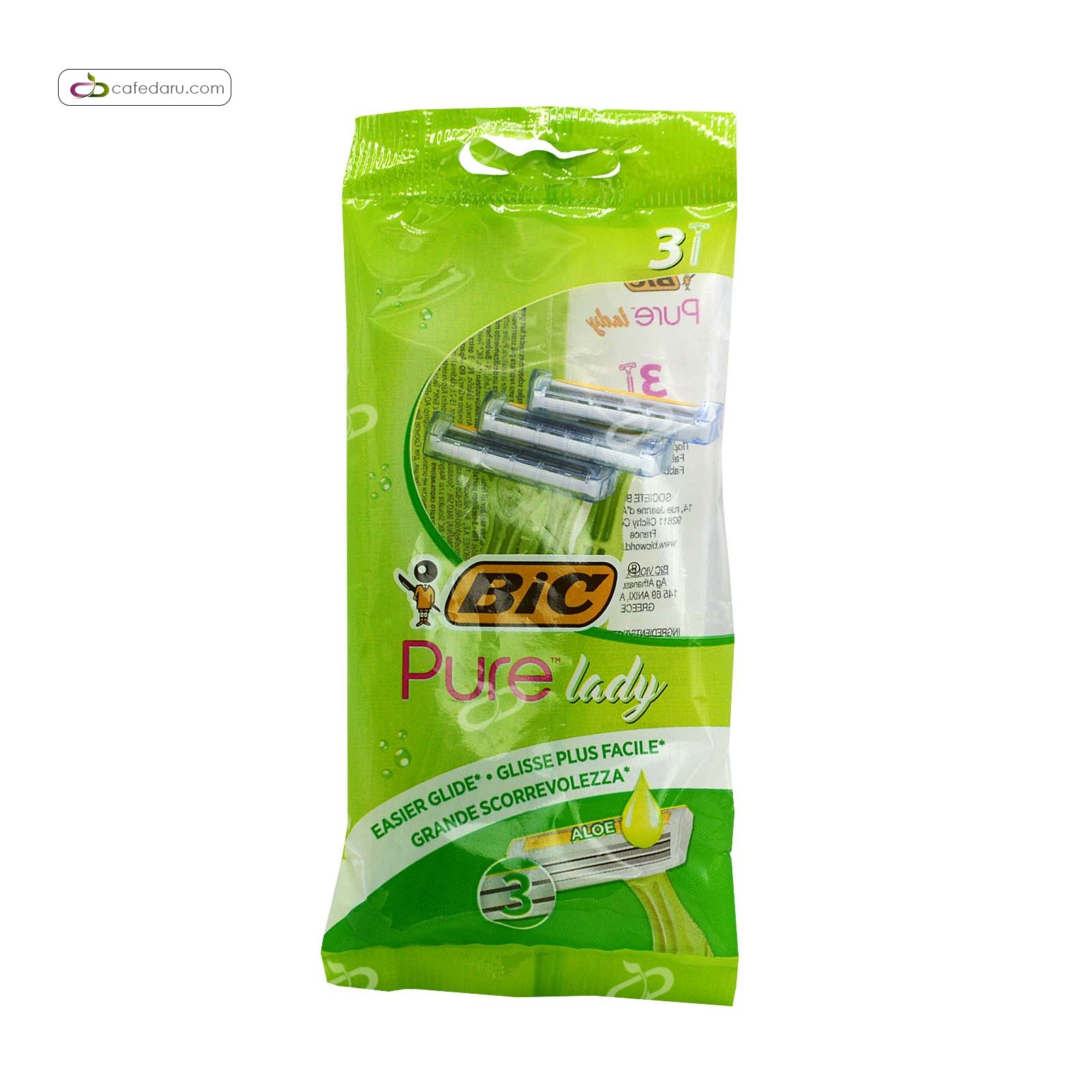 ژیلت سه لبه زنانه پیور لیدی بیک 3 عددی