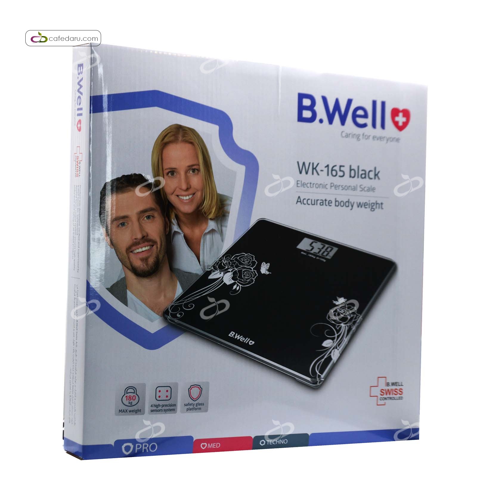 ترازو دیجیتال مدل WK-165 بی ول مشکی