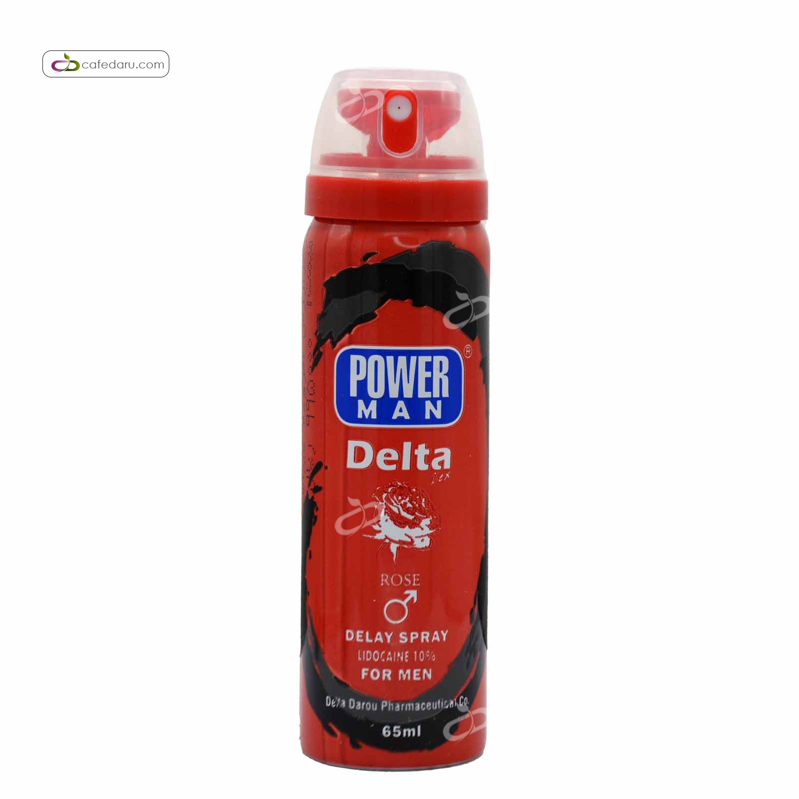 اسپری لیدوکائین 10% دلتا پاورمن دلتا دارو 65 میلی لیتر با رایحه رز