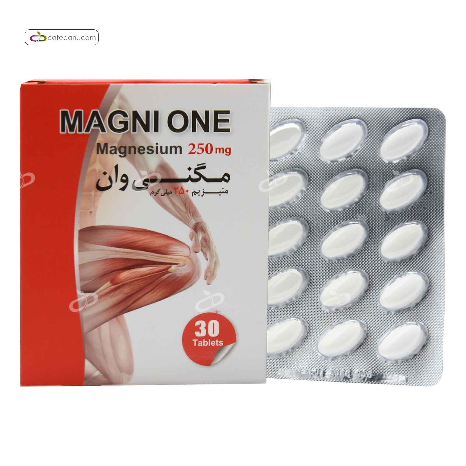 مگنی وان منیزیم 250 میلی گرم دنیا دارو سپهر 30 قرص