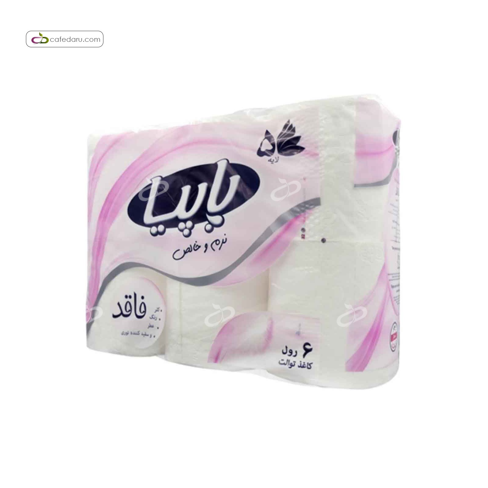 دستمال توالت 5 لایه پاپیا 6 رول