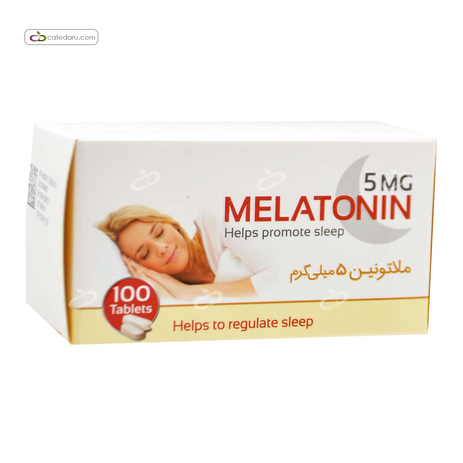 ملاتونین 5 میلی گرم اکسیر آفرین آریا 100 قرص