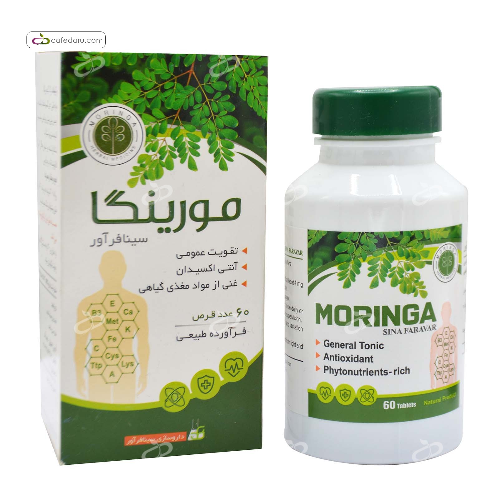 مورینگا سینا فرآور 60 قرص
