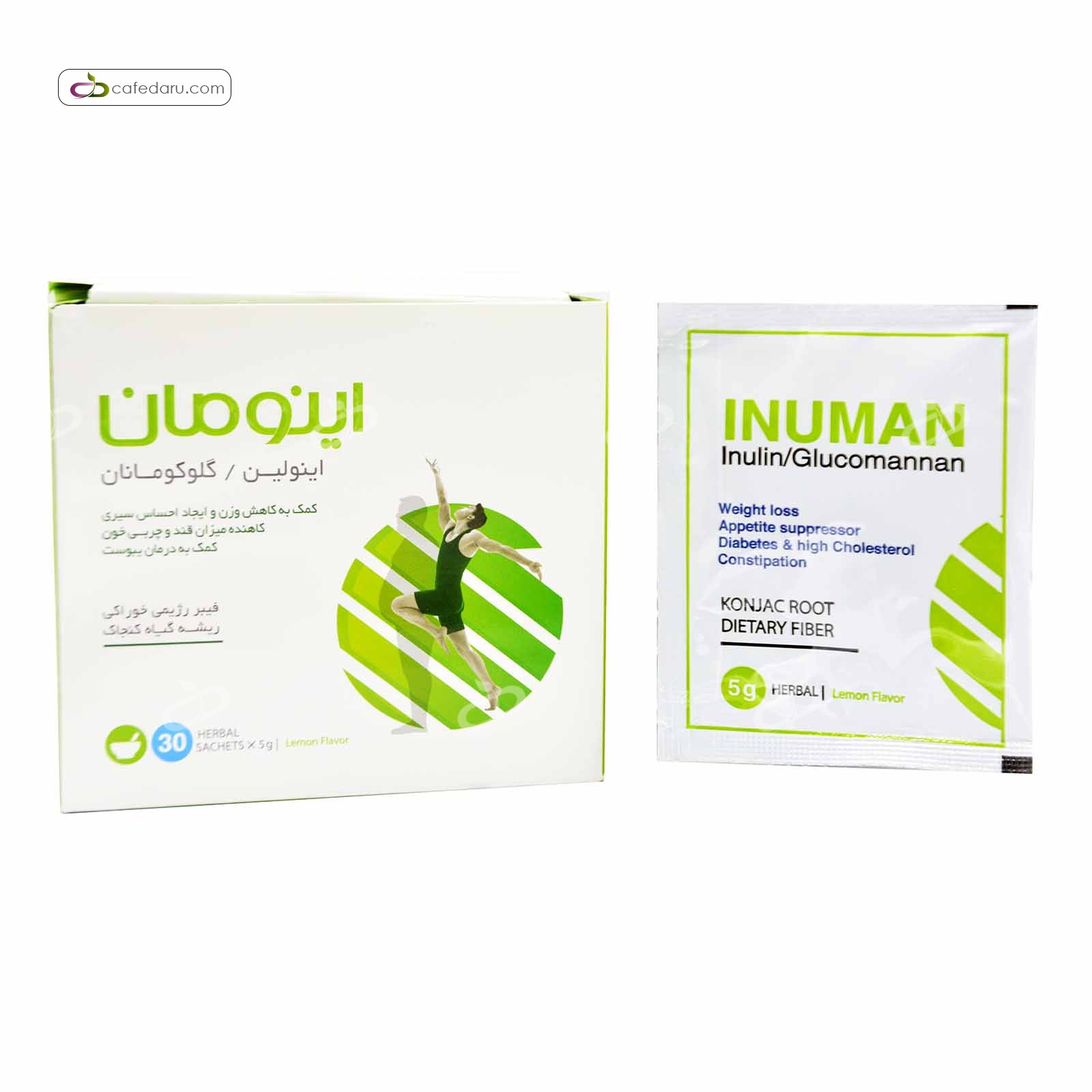 اینومان (گلوکومانان) سپیداج 30 ساشه 5 گرمی